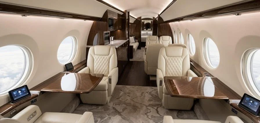 private jet amenities overview